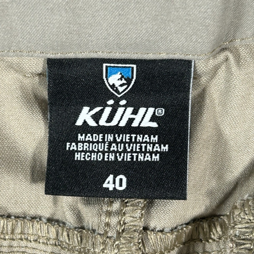 Kuhl Resistor Lite Shorts Men 40 Beige Straight Hiking Outdoors Climbing Stretch - Picture 12 of 16